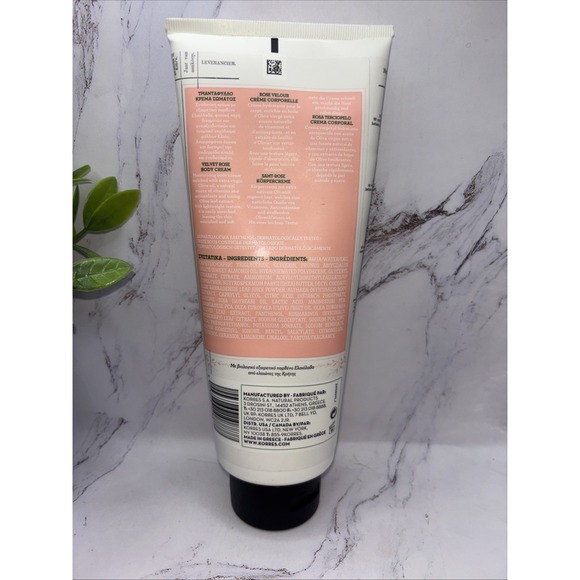 Korres Pure Greek Olive Oil & Velvet Rose Body Cream 13.53 fl oz New - Picture 4 of 5